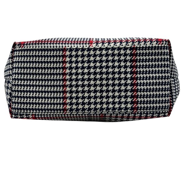 RALPH LAUREN Small Plaid Houndstooth Shoulder Bag Purse - Picture 5 of 13